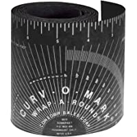 Jackson Safety 14752 Curv-O-Mark Wrap-A-Round Ruler- Medium- 3&quot- to 6&quot- Pipe Diameter- Color Negro- 3.88&quot- x 4